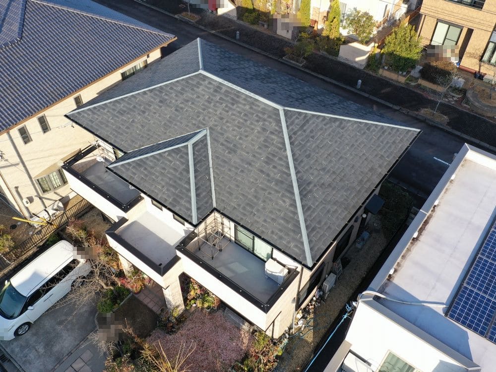 奈良市I様_施工前_屋根全体 (3) 奈良市 外壁塗装 リペイント匠