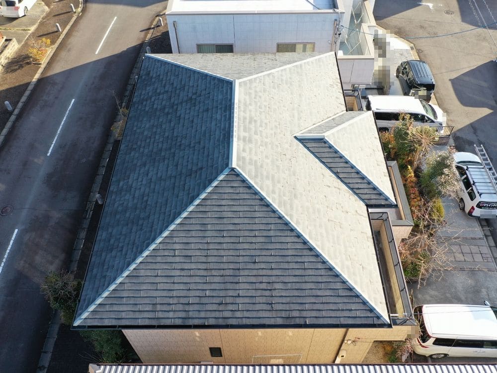 奈良市I様_施工前_屋根全体 (4) 奈良市 外壁塗装 リペイント匠