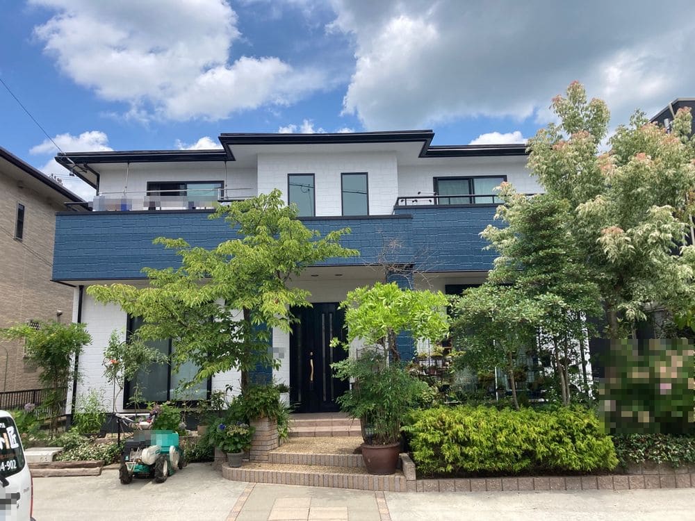 奈良市I様_施工後_外壁全体 奈良市 外壁塗装 リペイント匠