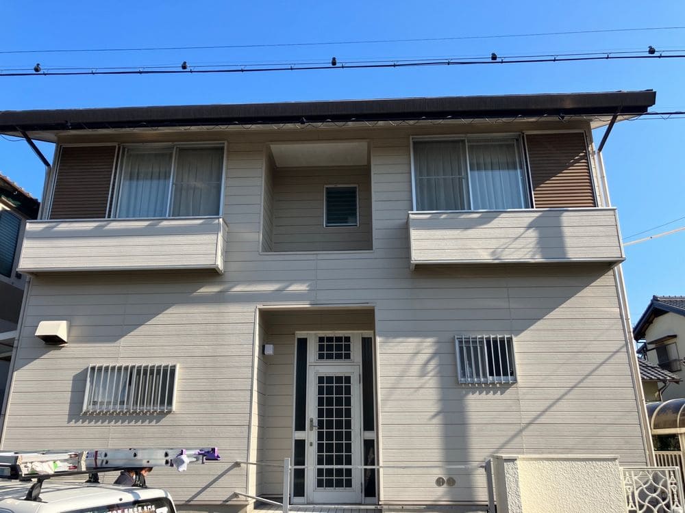 生駒市A様_施工前_外壁全体 (2) 生駒市 外壁塗装 リペイント匠