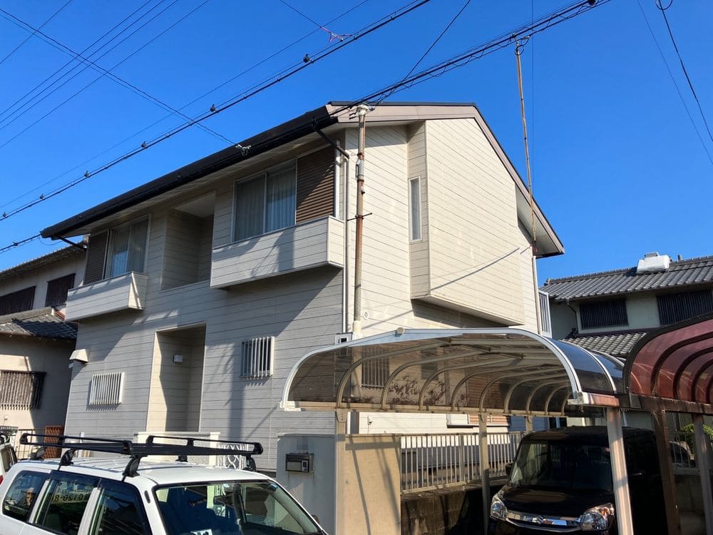 生駒市A様_施工前_外壁全体 (3) 生駒市 外壁塗装 リペイント匠