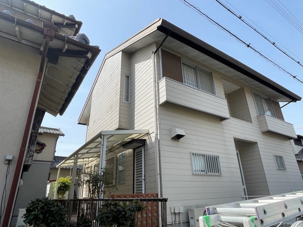 生駒市A様_施工後_外壁全体 (2) 生駒市 外壁塗装 リペイント匠