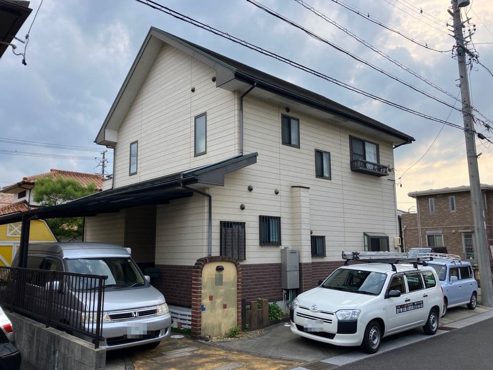 生駒市K様_施工前_外壁塗装 (1) 生駒市 外壁塗装 リペイント匠