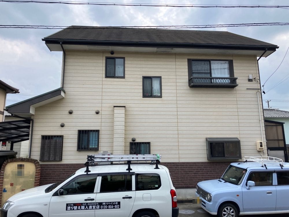 生駒市K様_施工前_外壁塗装 (2) 生駒市 外壁塗装 リペイント匠