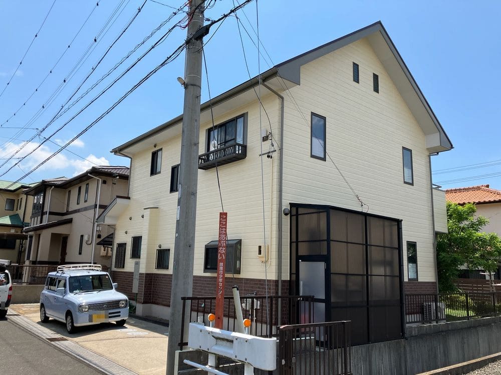 生駒市K様_施工後_外壁全体 (1) 生駒市 外壁塗装 リペイント匠