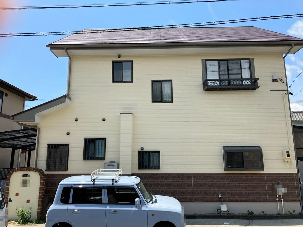 生駒市K様_施工後_外壁全体 生駒市 外壁塗装 リペイント匠