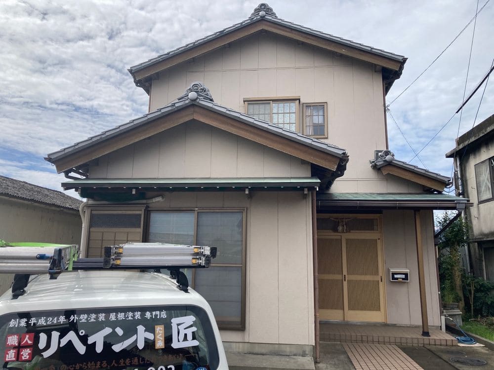 橿原市施工前(1) 橿原市 外壁塗装 リペイント匠