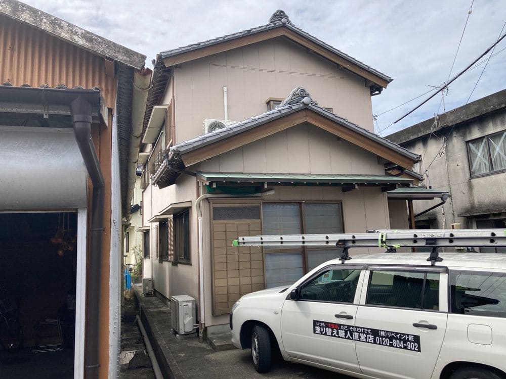 橿原市施工前(2) 橿原市 外壁塗装 リペイント匠
