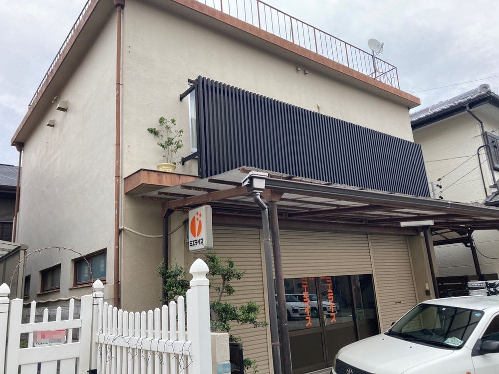 奈良市丸之内K様_施工前_外壁全体 (1)