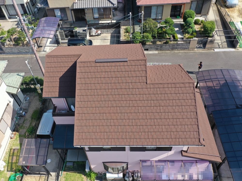 奈良市南が丘N様_施工後_屋根全体 (2) 奈良市 屋根工事 リペイント匠