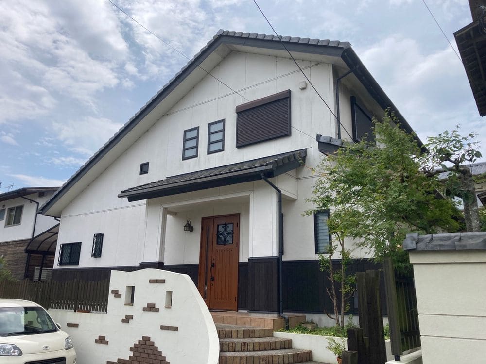 奈良市垂水S様_施工前_外壁全体 (1) 奈良市 外壁塗装 リペイント匠
