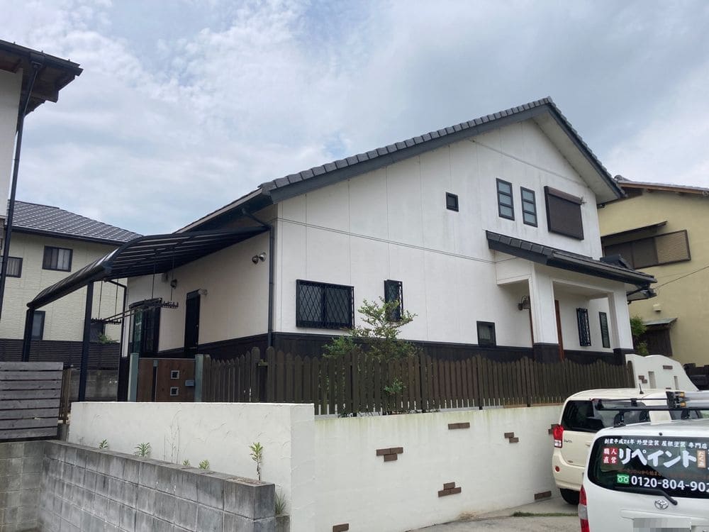 奈良市垂水S様_施工前_外壁全体 (3) 奈良市 外壁塗装 リペイント匠