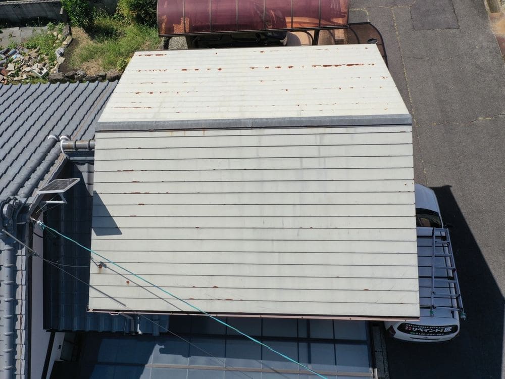 生駒市住吉H様_施工前_屋根全体 (2) 生駒市 外壁塗装 リペイント匠