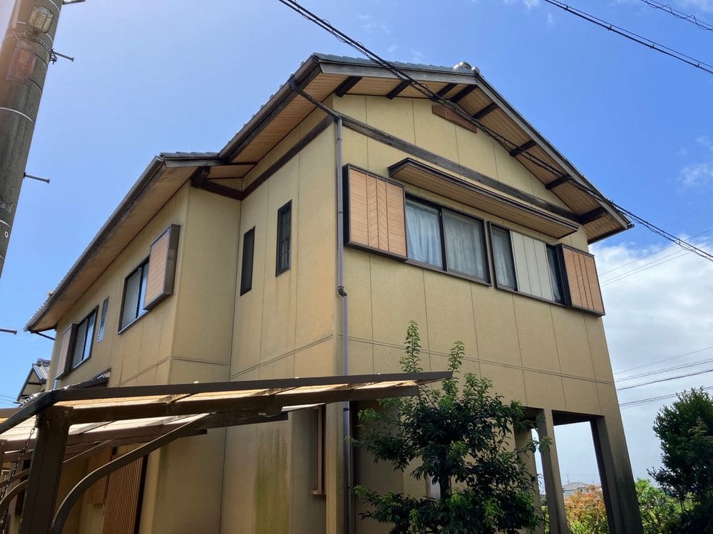生駒市南旭が丘O様_施工前_外壁全体 (3) 生駒市 外壁塗装 リペイント匠