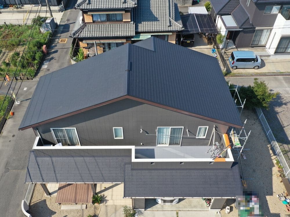 生駒市南長太町O様_屋根全体_施工後 生駒市 外壁塗装 リペイント匠
