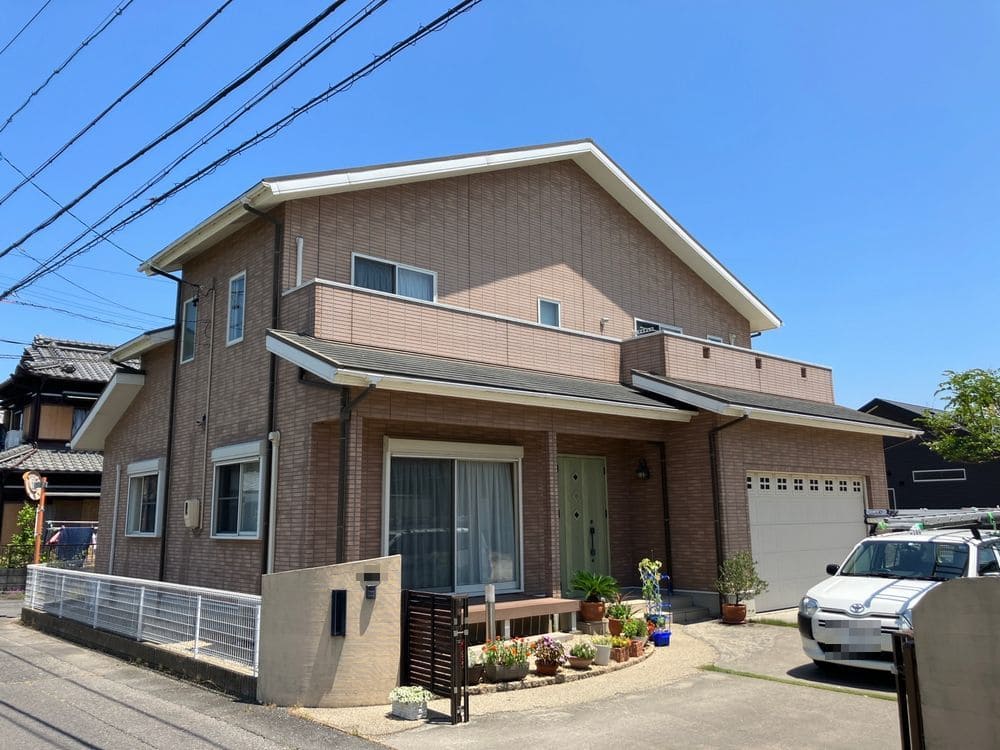 生駒市南長太町O様_施工前_外壁全体 (2) 生駒市 外壁塗装 リペイント匠