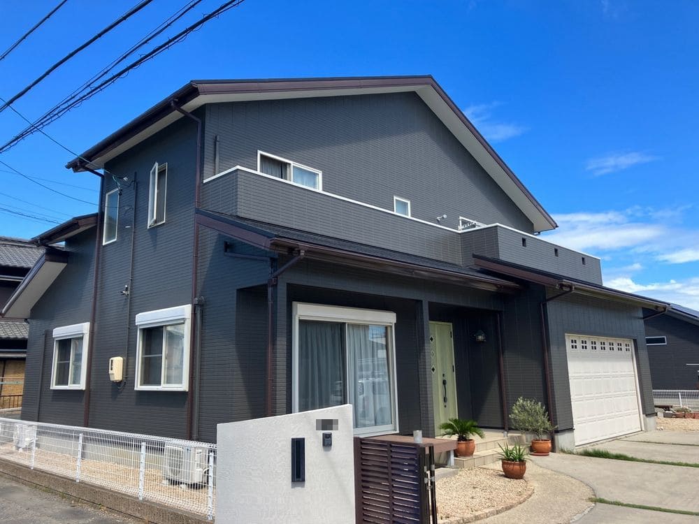 生駒市南長太町O様_施工後_外壁全体 (3) 生駒市 外壁塗装 リペイント匠