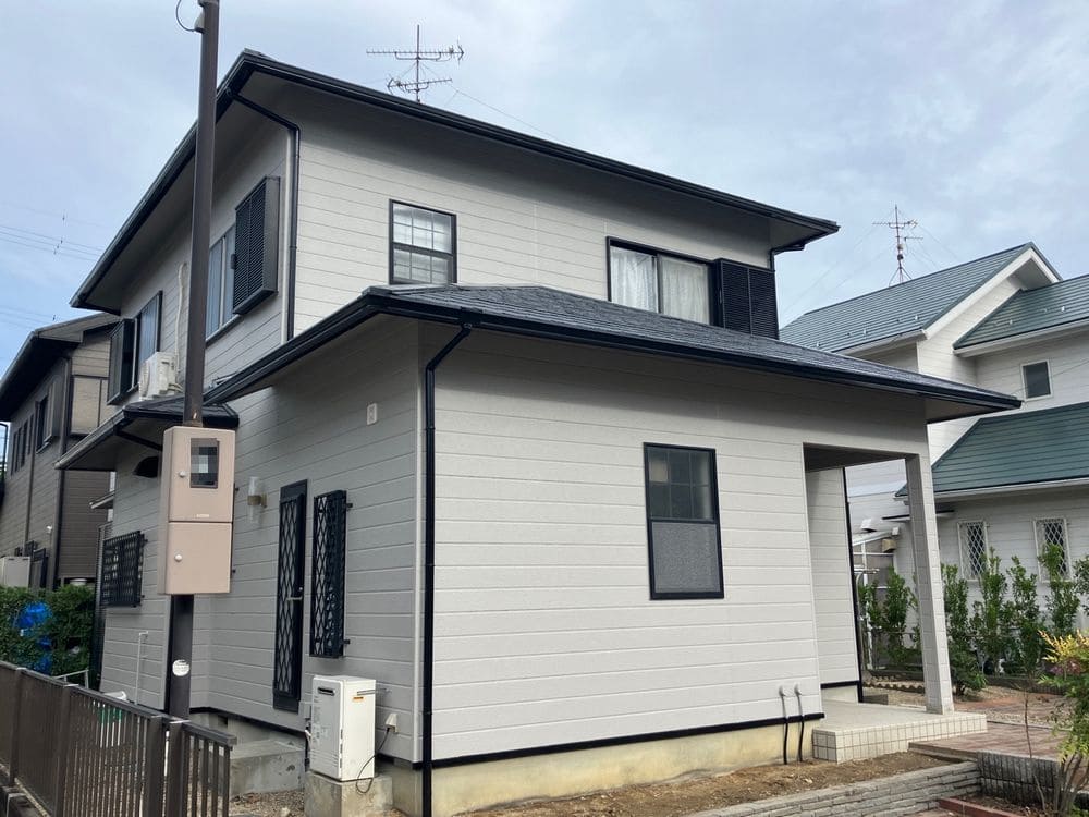 生駒市岸岡町T様_施工後_外壁塗装 (1) 生駒市 外壁塗装 リペイント匠