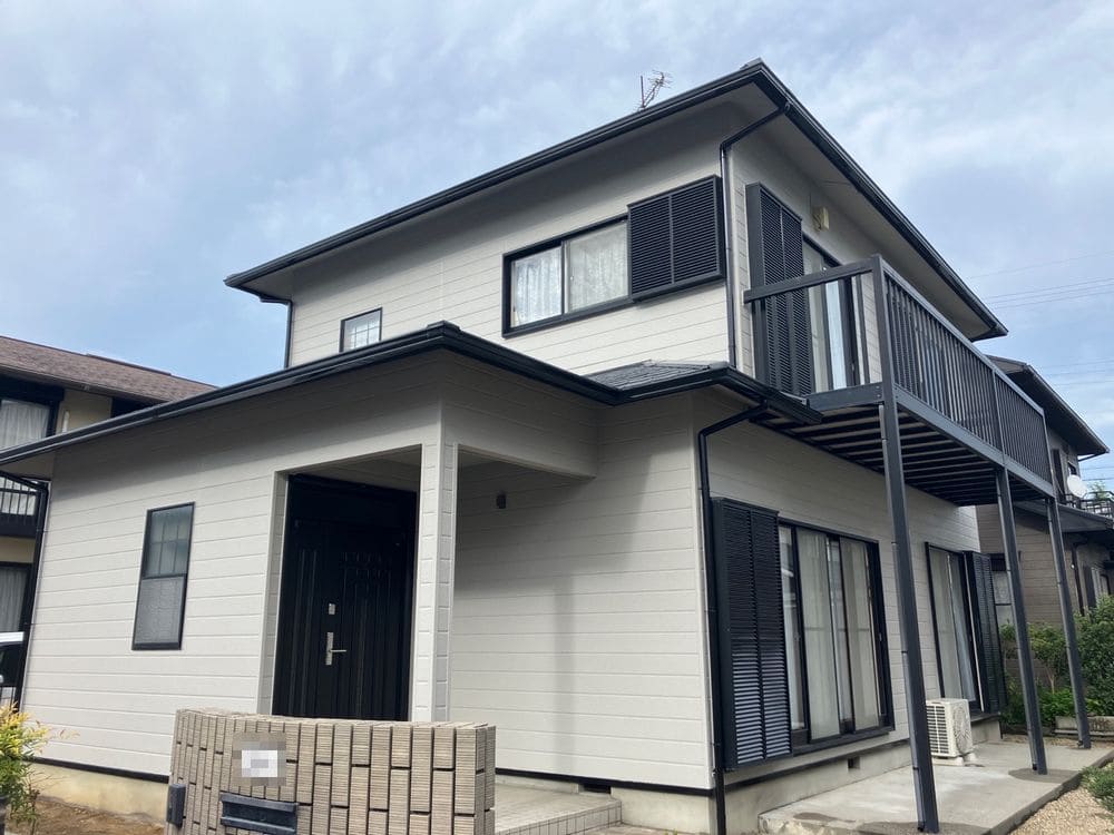 生駒市岸岡町T様_施工後_外壁塗装 (2) 生駒市 外壁塗装 リペイント匠