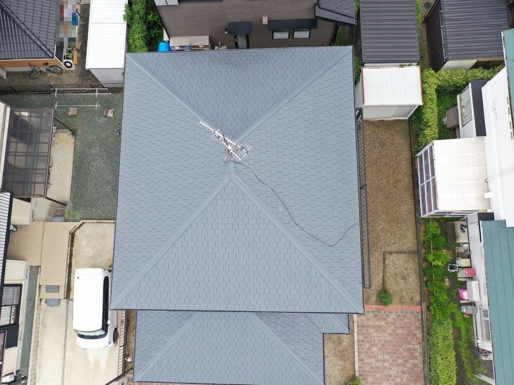 生駒市岸岡町T様_施工後_屋根全体 生駒市 外壁塗装 リペイント匠