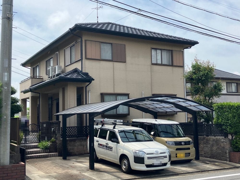 生駒市郡山町G様_002_施工前_外壁全体 (3) 生駒市 外壁塗装 リペイント匠