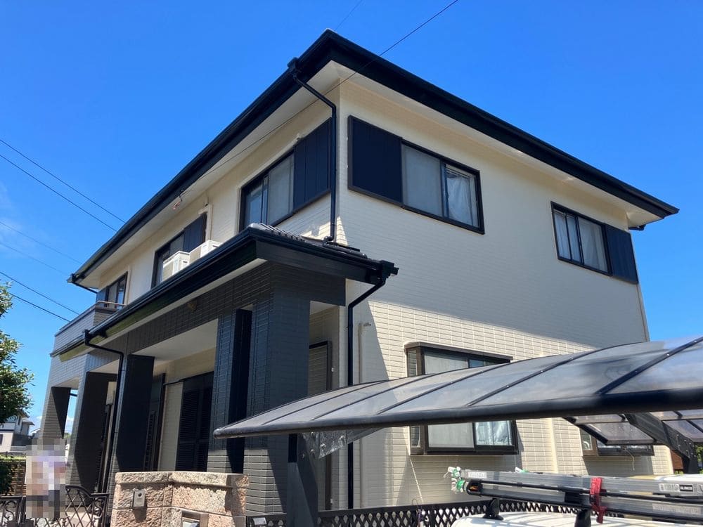 生駒市郡山町G様_施工後_外壁全体 (2) 生駒市 外壁塗装 リペイント匠