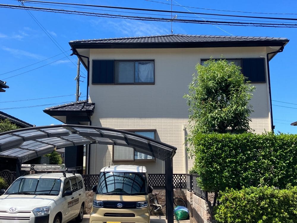 生駒市郡山町G様_施工後_外壁全体 (3) 生駒市 外壁塗装 リペイント匠
