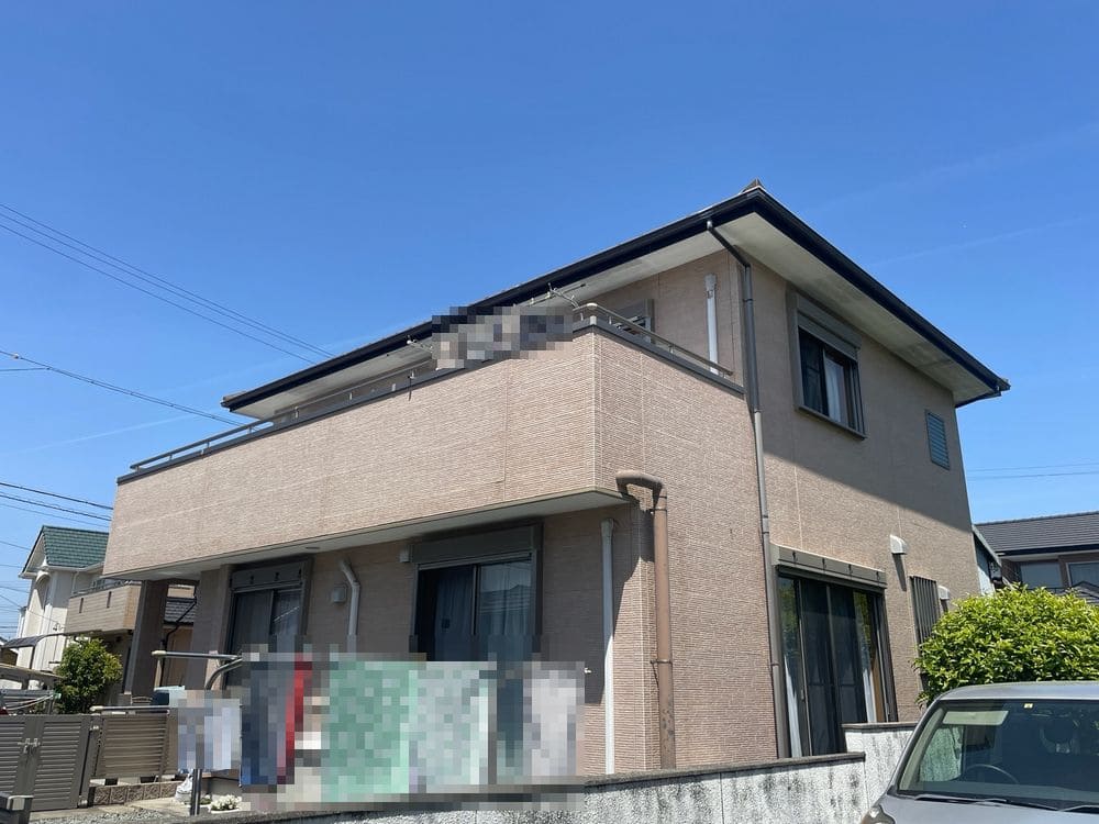 生駒市長太旭町K様_施工前_外壁全体 (3) 生駒市 外壁塗装 リペイント匠