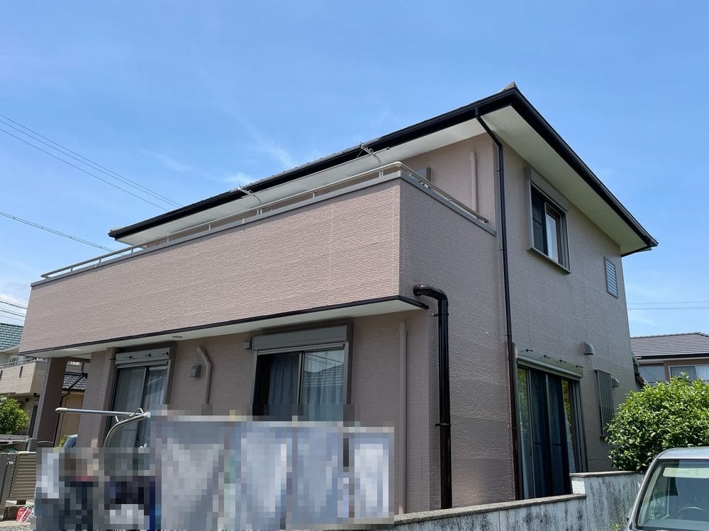 生駒市長太旭町K様_施工後_外壁全体 (1) 生駒市 外壁塗装 リペイント匠