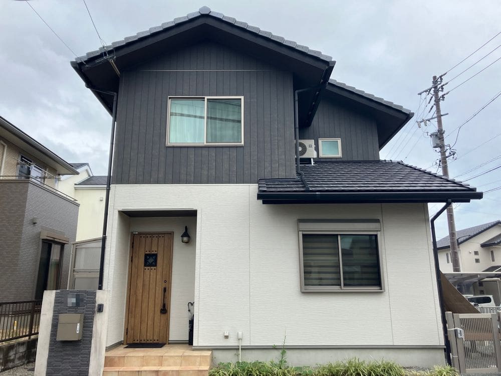 生駒市アイリス町K様_施工前_外壁全体 (1) 生駒市 外壁塗装 リペイント匠