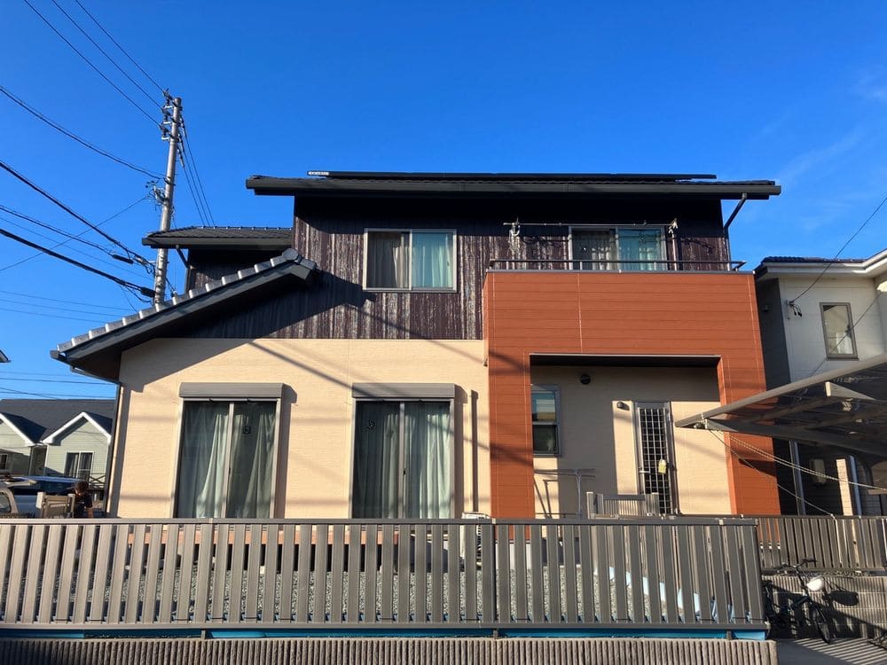 生駒市アイリス町K様_施工後_外壁全体 (2) 生駒市 外壁塗装 リペイント匠