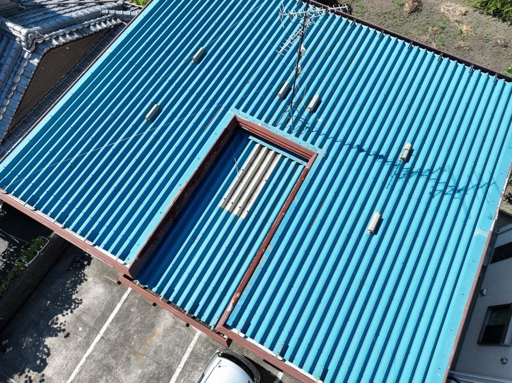 生駒市大池K様所有アパート_施工前_屋根全体 生駒市 外壁塗装 リペイント匠