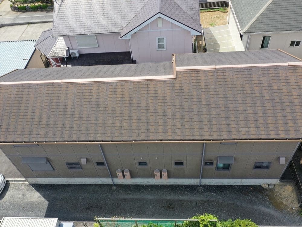 生駒市平野町N様所有アパート_施工前_屋根全体 生駒市 外壁塗装 リペイント匠