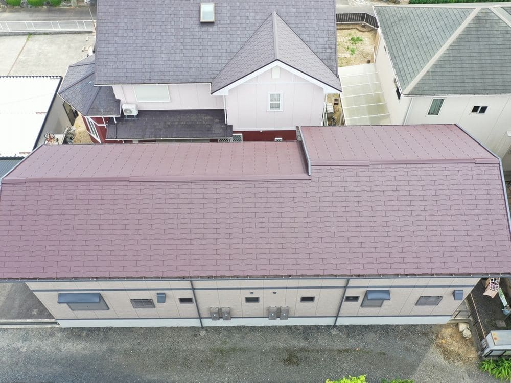 生駒市平野町N様所有アパート_施工後_屋根全体 生駒市 外壁塗装 リペイント匠