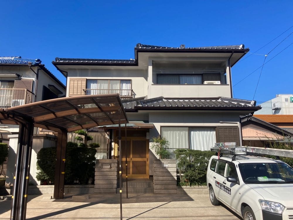 M様(生駒市)_施工後_外壁全体-2 生駒市の外壁塗装をリペイント匠が施工した写真
