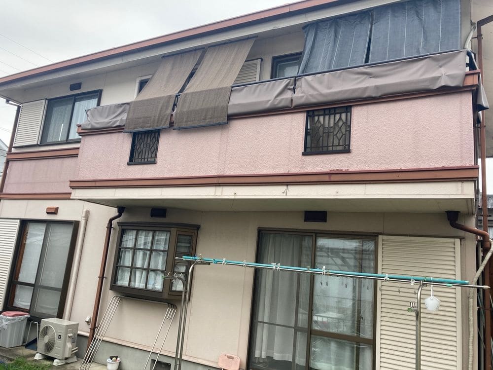 奈良市片田新町M様_施工前_外壁全体 (2) 奈良市 外壁塗装 リペイント匠
