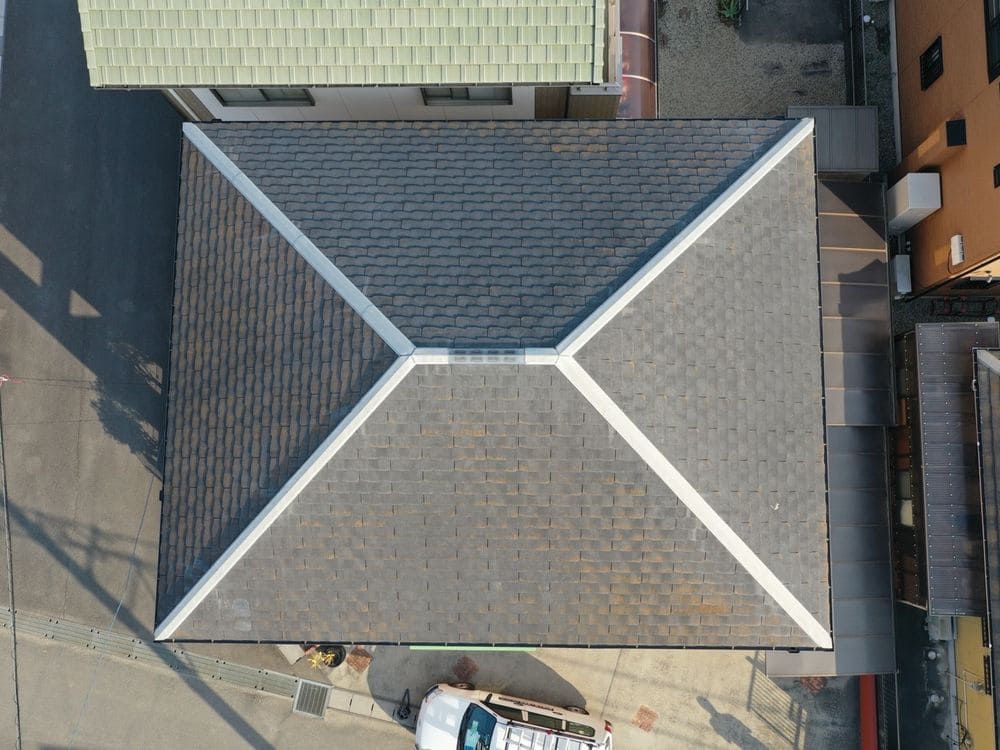生駒市北玉垣町F様_施工前_屋根全体 生駒市 外壁塗装 リペイント匠