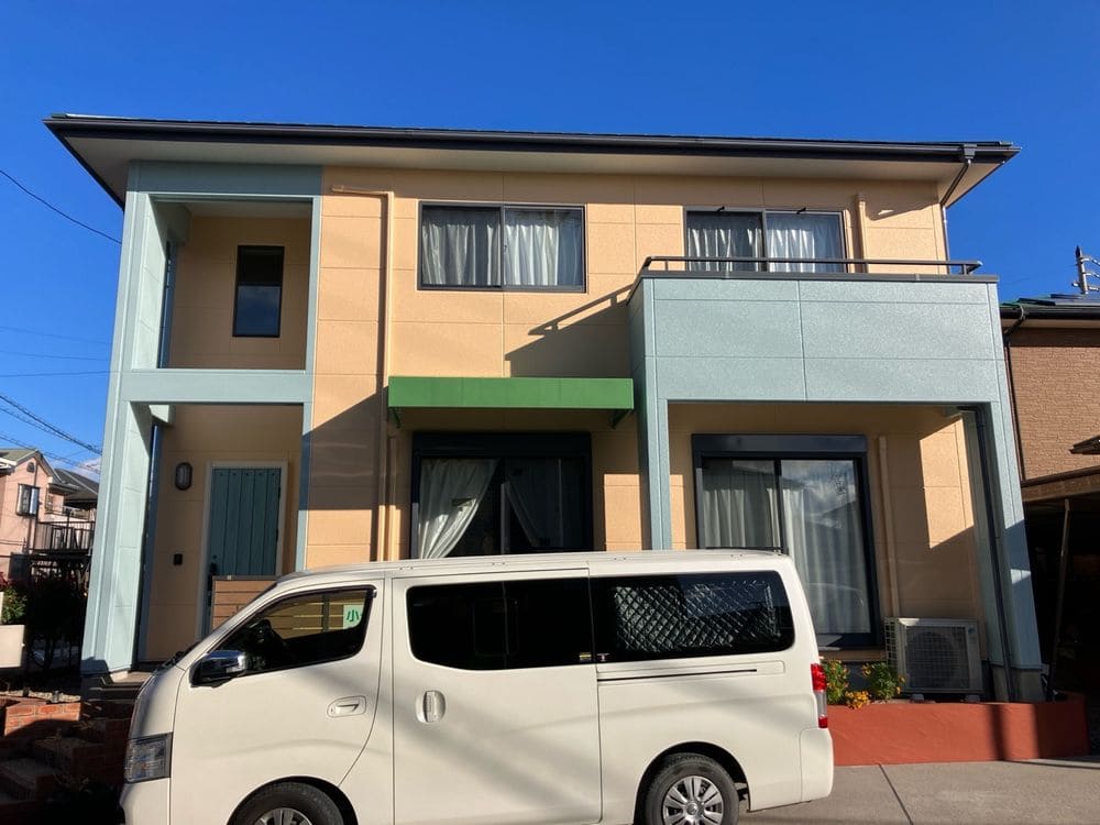 生駒市北玉垣町F様_施工後_外壁全体 (1) 生駒市 外壁塗装 リペイント匠