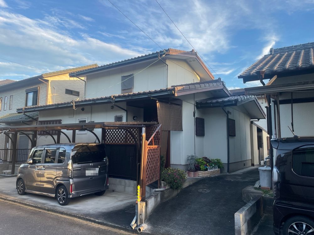生駒市国府町I様_施工前_外壁全体 生駒市 外壁塗装 リペイント匠