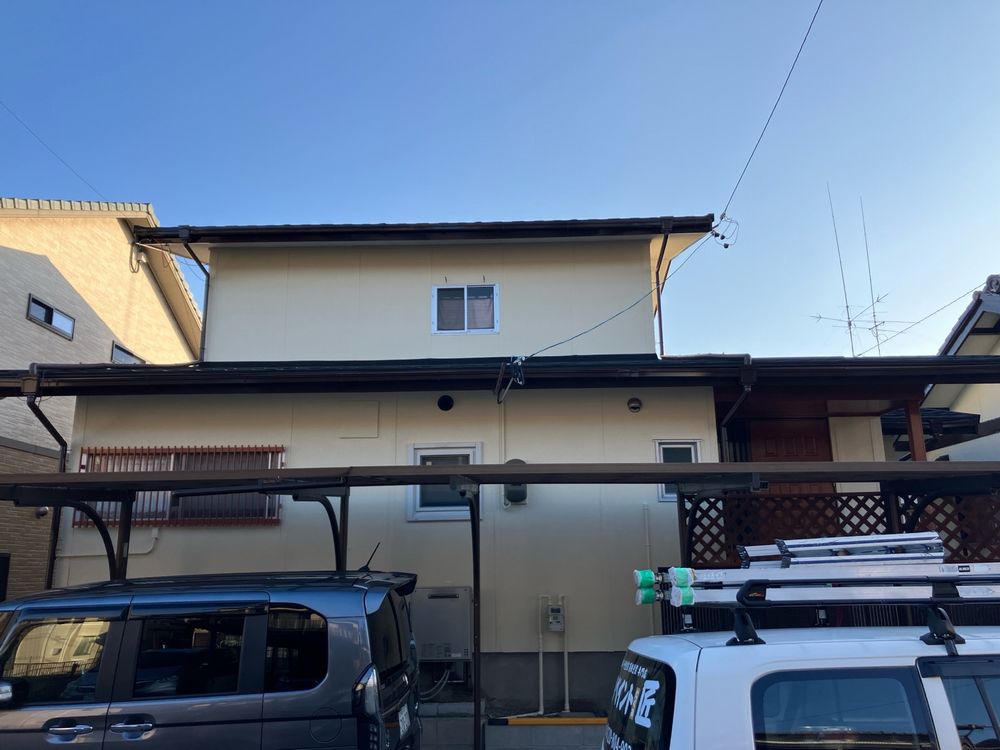 生駒市国府町I様_施工後_外壁全体 (1) 生駒市 外壁塗装 リペイント匠