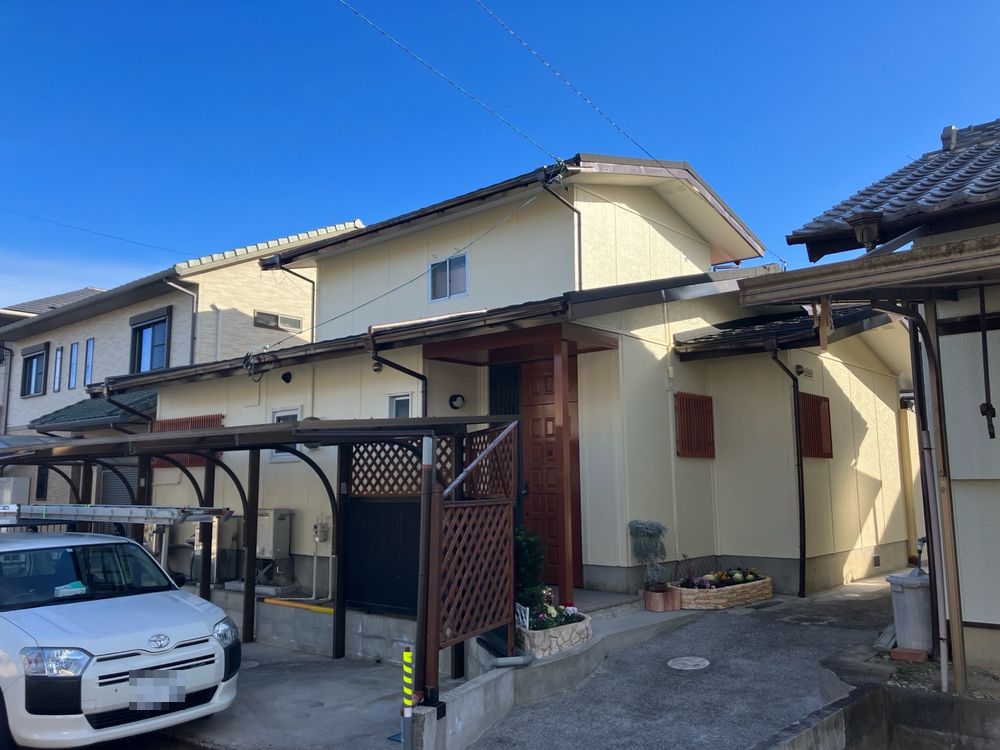 生駒市国府町I様_施工後_外壁全体 (3) 生駒市 外壁塗装 リペイント匠