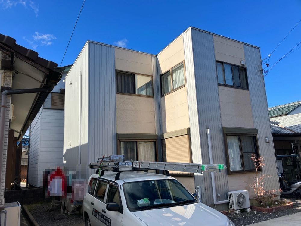 生駒市白子N様_施工前_外壁全体 (1) 生駒市 外壁塗装 リペイント匠