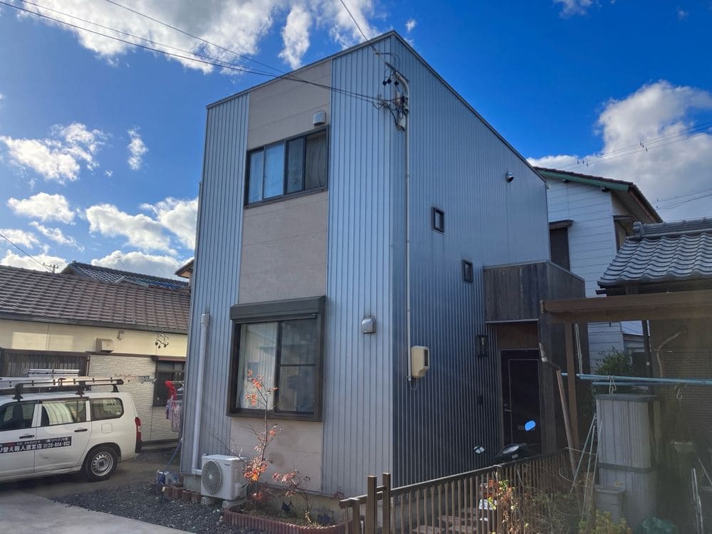 生駒市白子N様_施工前_外壁全体 (3) 生駒市 外壁塗装 リペイント匠