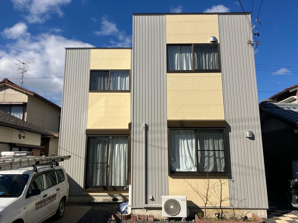 生駒市白子N様_施工後_外壁全体 (2) 生駒市 外壁塗装 リペイント匠
