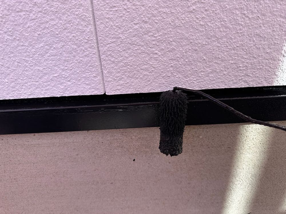 上塗り_水切り 生駒市 外壁塗装 リペイント匠
