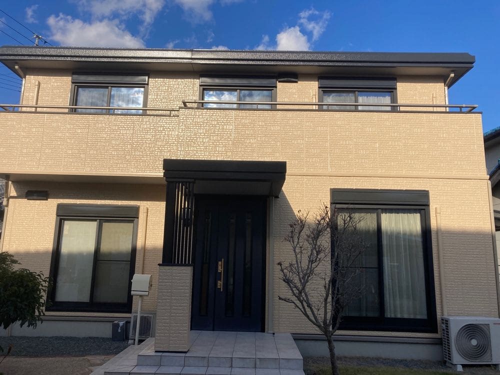 奈良市河芸町S様_施工後_外壁全体 (1) 奈良市 外壁塗装 リペイント匠