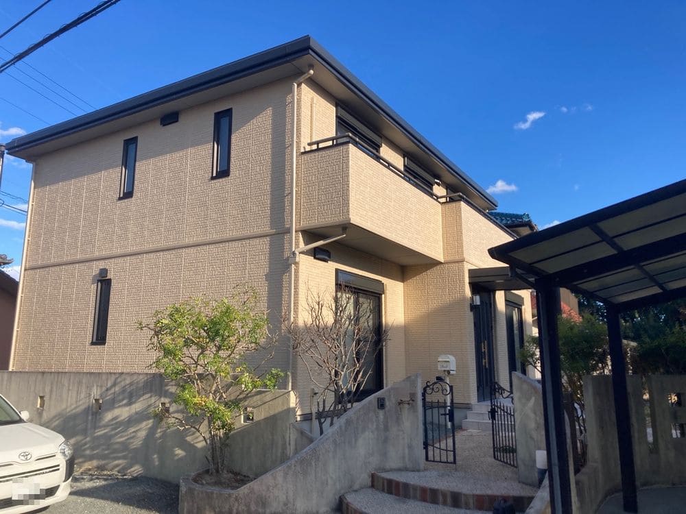奈良市河芸町S様_施工後_外壁全体 (2) 奈良市 外壁塗装 リペイント匠
