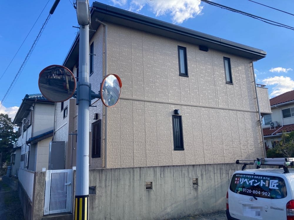 奈良市河芸町S様_施工後_外壁全体 (3) 奈良市 外壁塗装 リペイント匠