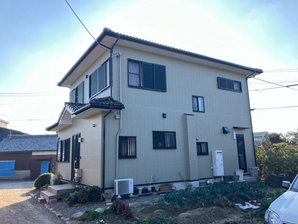 生駒市一之宮M様_施工後_外壁全体 (3) 生駒市 外壁塗装 リペイント匠