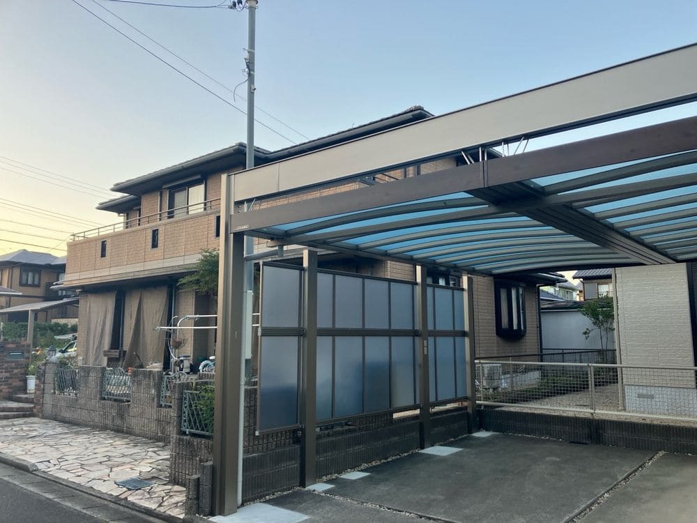 生駒市郡山M様_施工前_外壁全体 (1) 生駒市 外壁塗装 リペイント匠